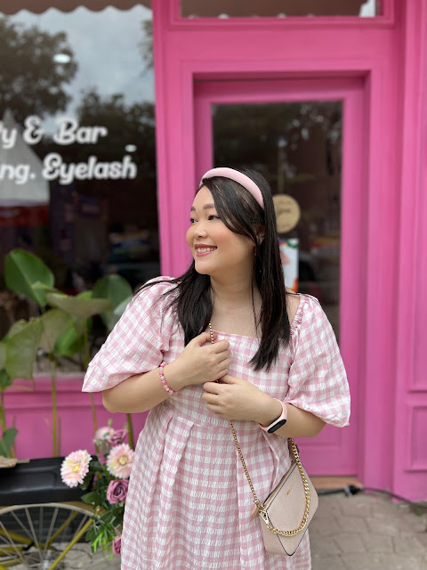 Barbie Pink gingham dress