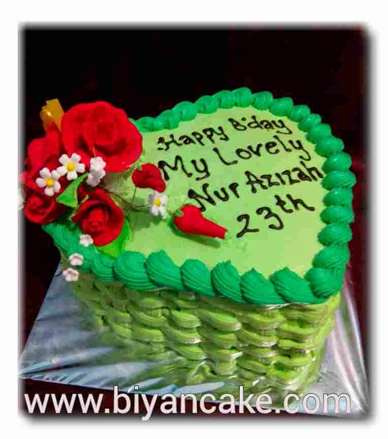 BIyanCakes Toko Kue  tart  di bekasi Cake love  green Ramli