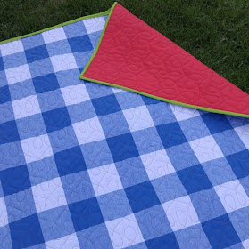 Sliced modern watermelon quilt pattern by Slice of Pi Quilts