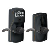 Schlage FE595VCAM716ACC Camelot Keypad Accent Lever Door Lock