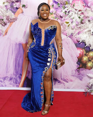 Uche Jombo at Ini Edo’s 40th birthday party
