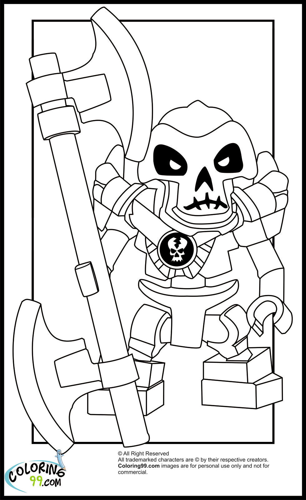 Lego Ninjago Skulkin Kruncha Coloring Pages