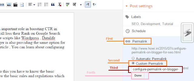 Configuring Permalink