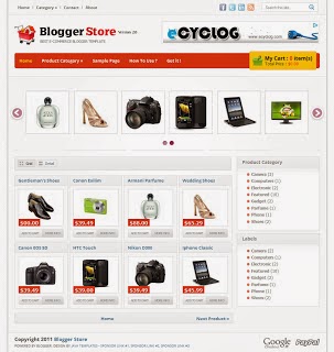 Free Template Blogger untuk Toko Online