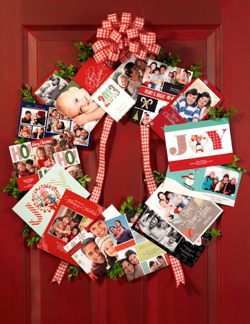 Make this beautiful, personalized photo wreath with photos you can pick up in an hour! It's perfect for last-minute gifting.