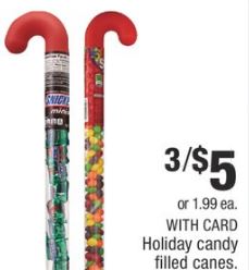 Holiday Candy Filled Canes 