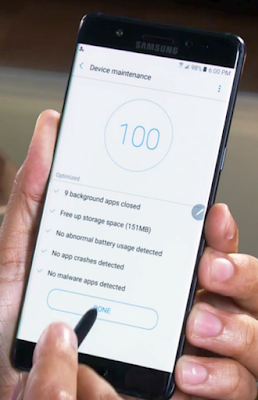 Samsung Galaxy Note 7 Maintenance and Settings