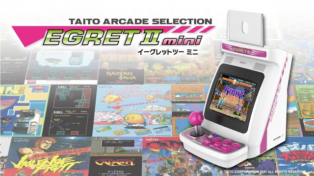 Taito lanza la Egret II Mini, un mini arcade lleno de clásicos y pantalla giratoria.