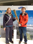 We even got to hold a genuine Olympic 2012 Torch that had been brought over .