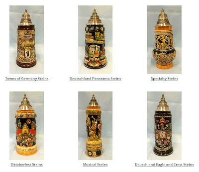 German beer Steins