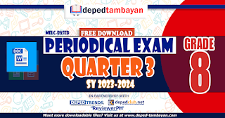 Grade 8 | 3rd Quarter Periodical Exam with TOS SY 2023-2024 , Free Download