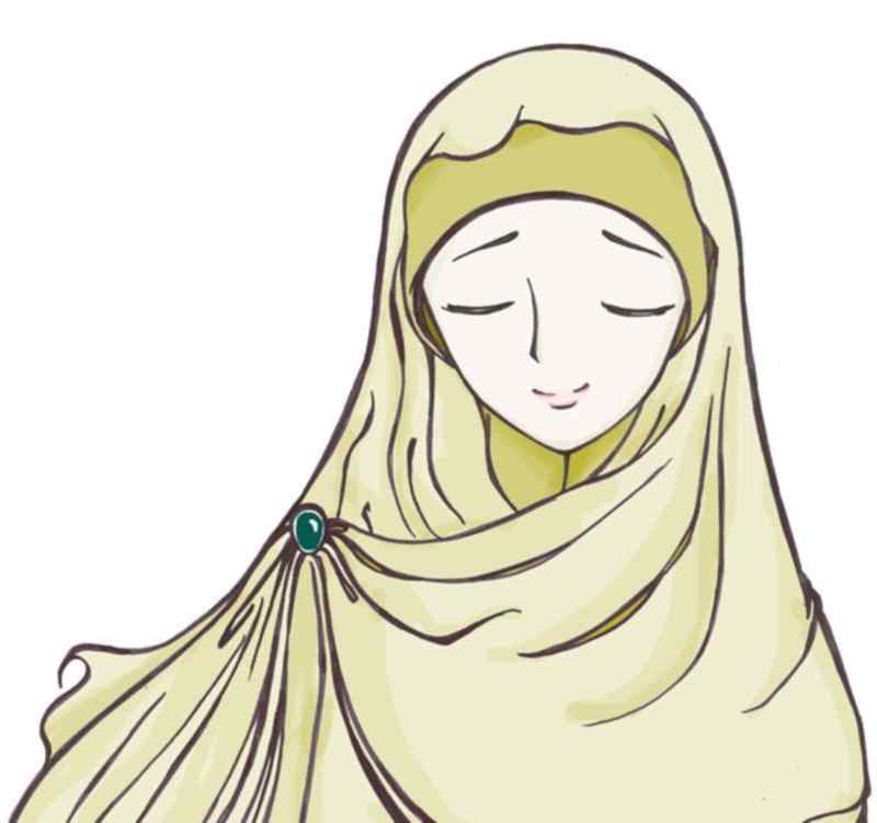 11 Kartun Muslimah Sedih