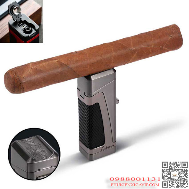 Bật lửa khò kèm đục và gác cigar Lubinski