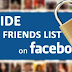 How to Hide Friends List On Facebook