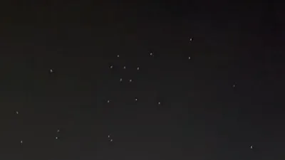 Hundreds of UFO Orbs flying over Tulsa Oklahoma August 2023.