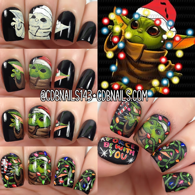 CDBnails-Baby Yoda Nails