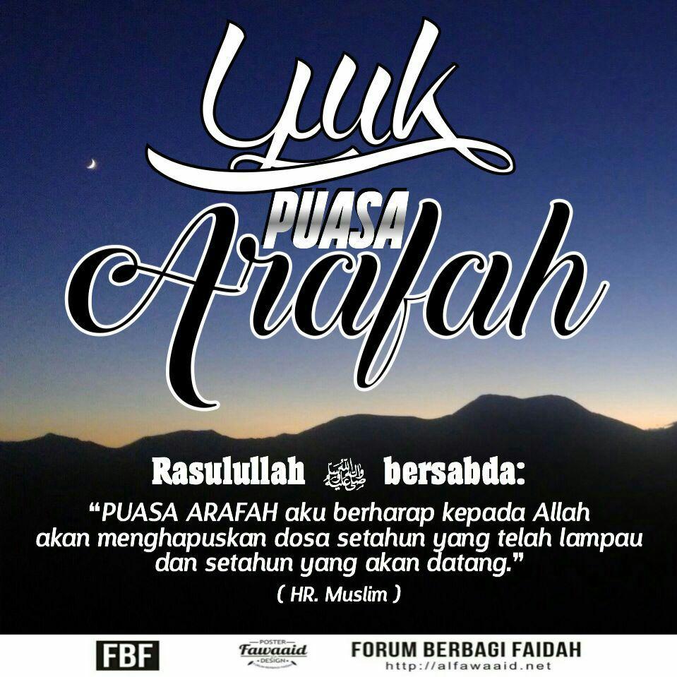 Puasa Arafah Dan Keutamaannya