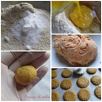 Galletas de harina de maíz y castañas al limoncello