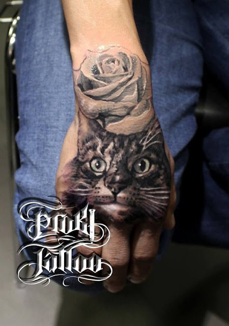 Criativas Tatuagens para quem ama os gatos