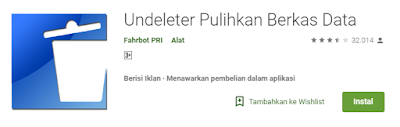 Cara Mengembalikan File Terhapus di Android