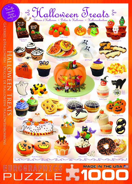 Love Halloween, Halloween treats and working jigsaw puzzles? If so, you will love this Halloween Treats jigsaw puzzle!