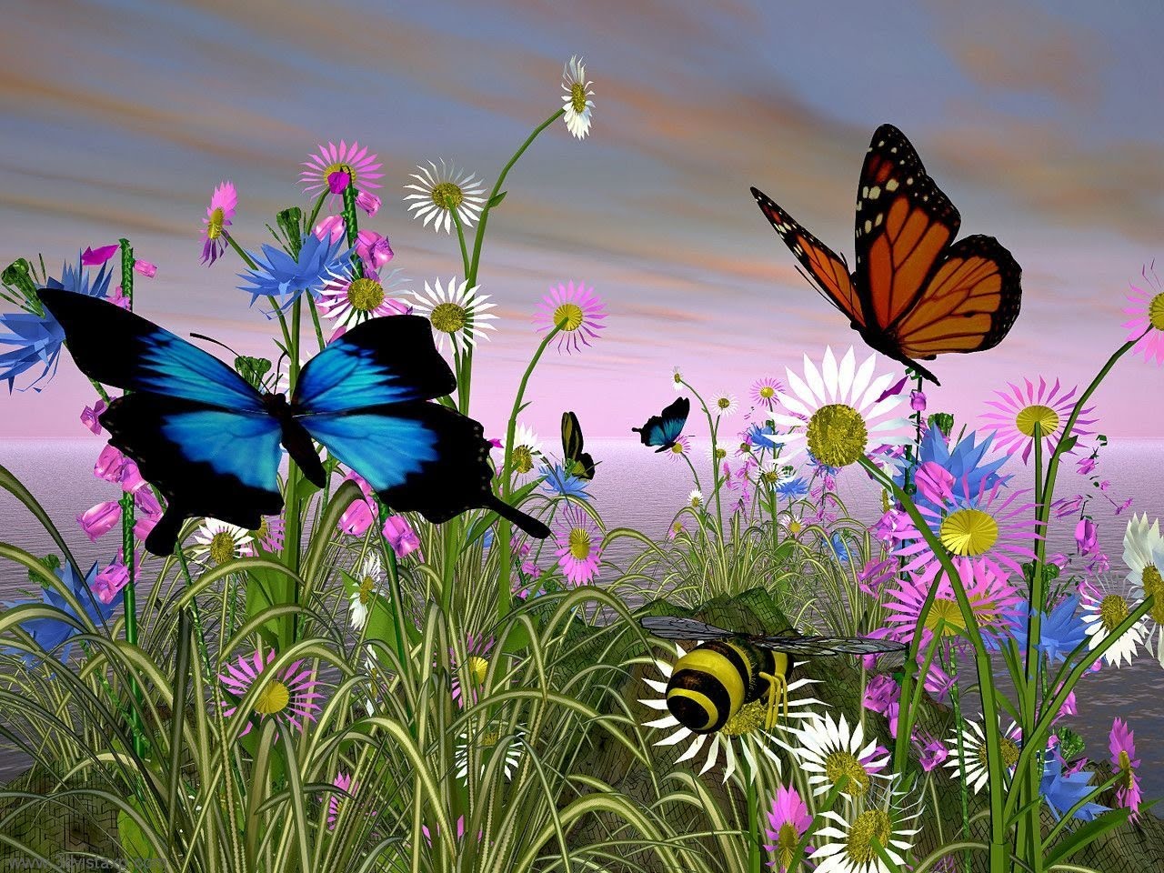 Beautiful Butterfly of nature inspire human to naturally create growth