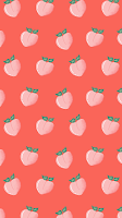 cute peach preppy wallpaper