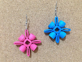 simple quilling earring designs