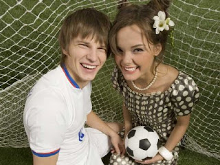 Andrei Arshavin with Wife