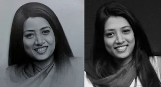 खुले बालों वाली लड़की