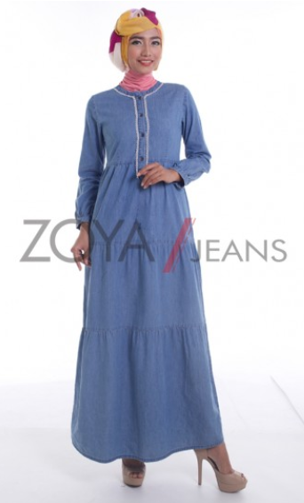 Model Baju Muslim Bahan Jeans Untuk Remaja Terbaru ini ialah busana modis dan trendy d √45+ Model Baju Muslim Bahan Jeans Untuk Remaja 2022