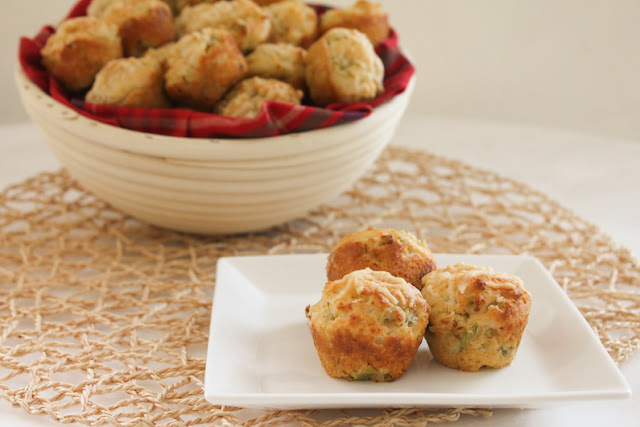 Food Lust People Love: Cheesy artichoke dip mini muffins are made with all of the wonderful ingredients of our favorite hot baked dip: artichokes, of course, along with Parmesan cheese, mayonnaise and green chiles.