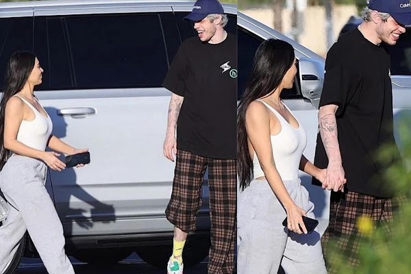 #KimKardashian y #PeteDavidson van por la tercera citas esta semana