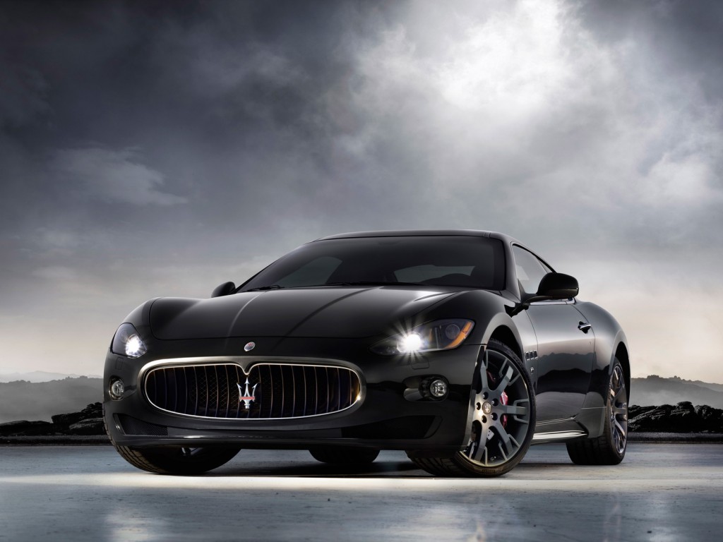 of the Maserati badge.