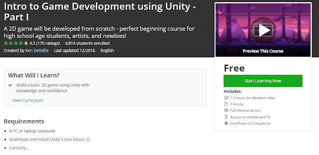 Intro-to-Game-Development-using-Unity-Part-I