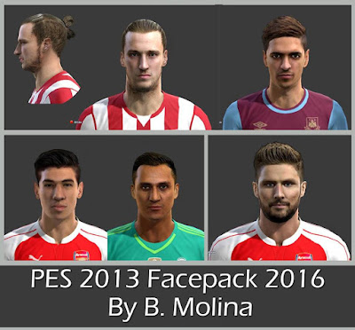 Pes 2013 Facepack 2016 By B. Molina