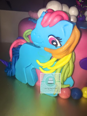 Fondant my little pony cake , Birthday cake sg