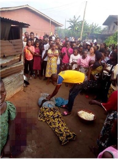 Shocker: Ritualists Harvest Woman's Vital Organs After Beheading Her In Front Of Her House