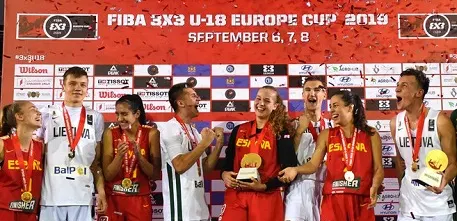 Lithuania's men, Spain's women win FIBA 3x3 U18 Europe Cup 2019