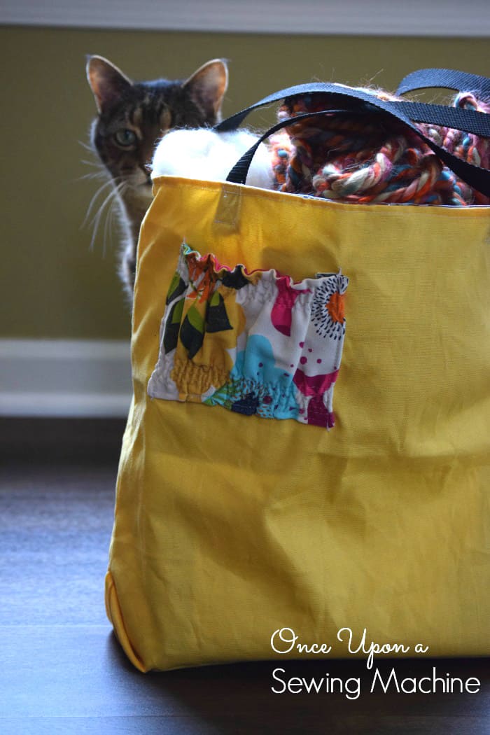 Lined Reusable Grocery Bag Tutorial