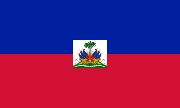 Logo Gambar Bendera Negara Haiti PNG JPG ukuran 600 px