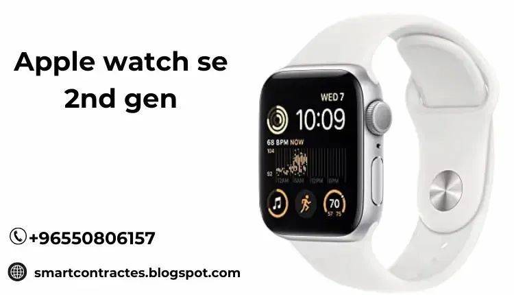 Side view of Apple watch se 2nd gen