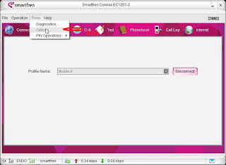 Mengatasi Modem Smartfren EC1261-2 disconnect 