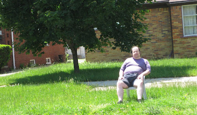 lonely guy at the parade, redford memorial day parade