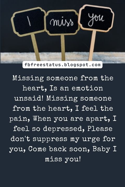 Missing You Poems for Girlfriend