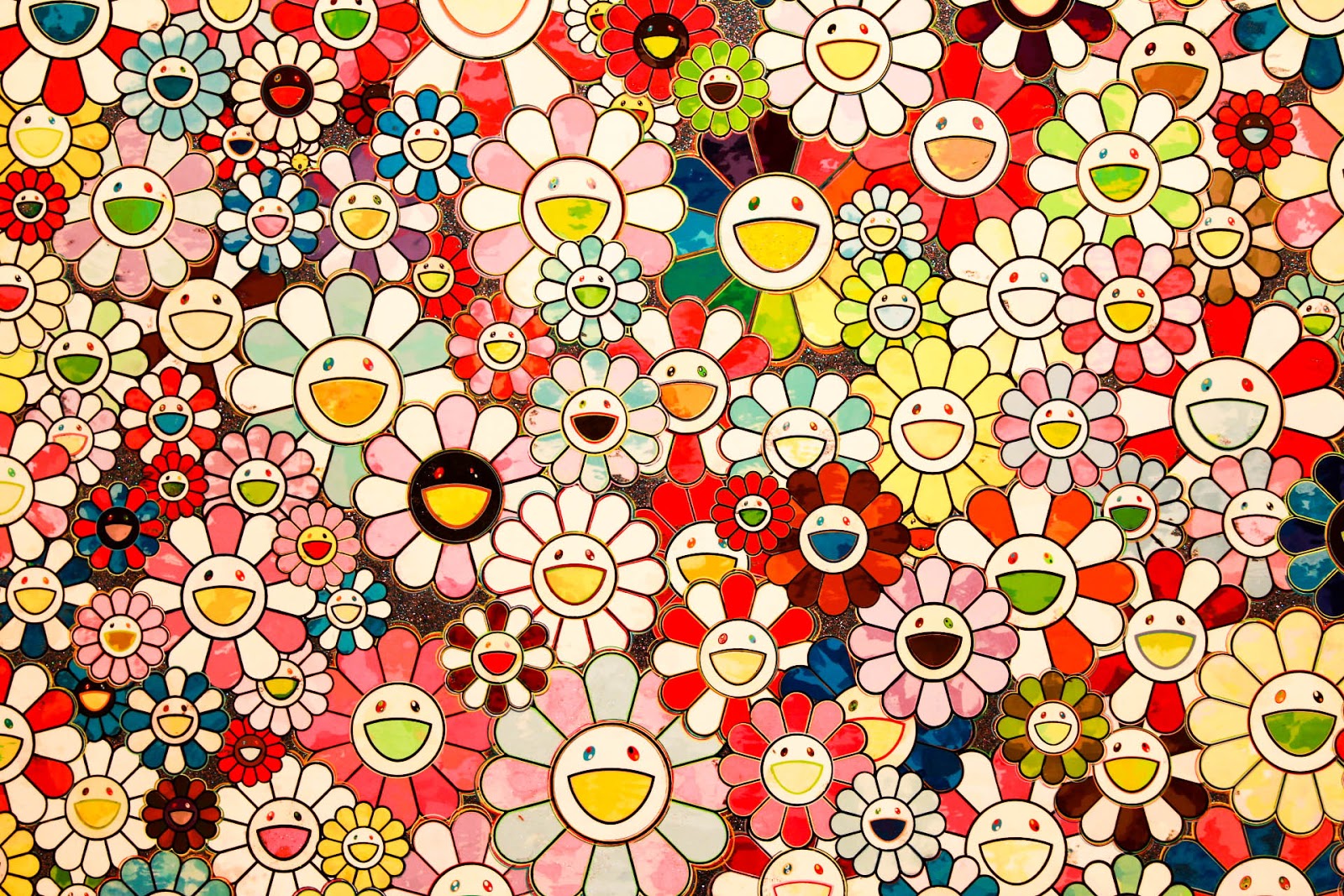 Just a shot away: Takashi Murakami: Flowers and Skulls