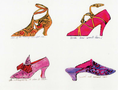 A la Recherche du Shoe Perdu warhol