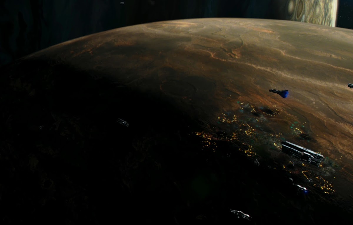 Colonized Ganymede in 'The Expanse' TV series
