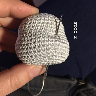 testa coniglio amigurumi