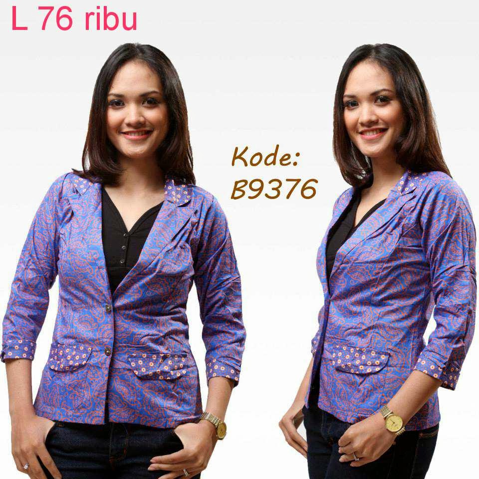  Contoh  Model Baju  Batik Kerja  Model Baju  Batik